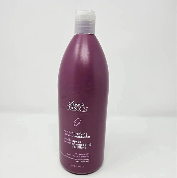Back To Basics Vanilla Plum Fortifying Conditioner 1 Liter For Weak Hair - Picture 1 of 2